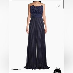 One33 Social pleated crepe jumpsuit